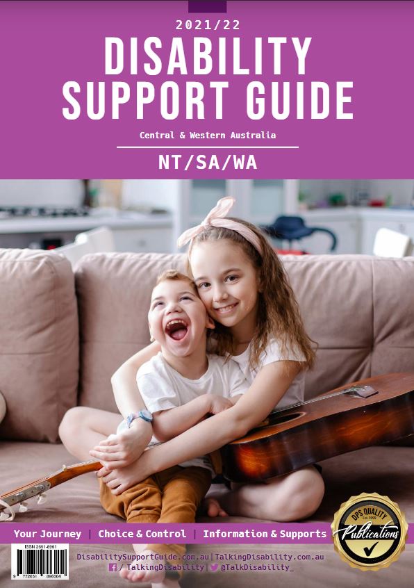2021 / 2022 disability support guide magazine cover