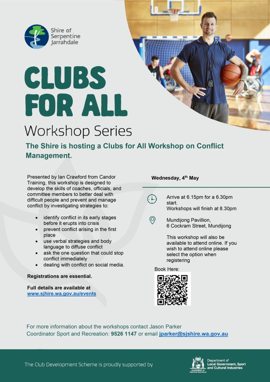 Clubs for All Workshop - Conflict Management