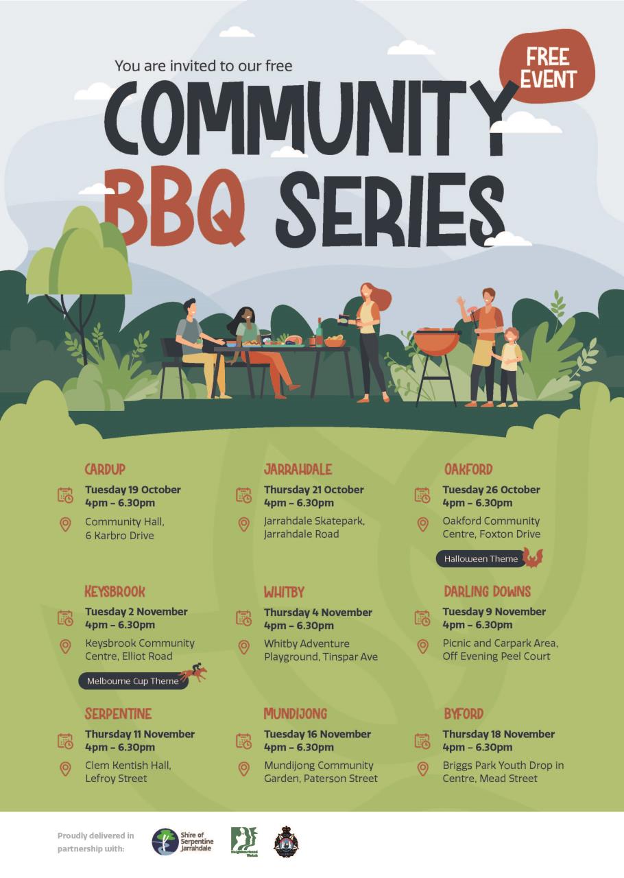 Community BBQ Series flyer