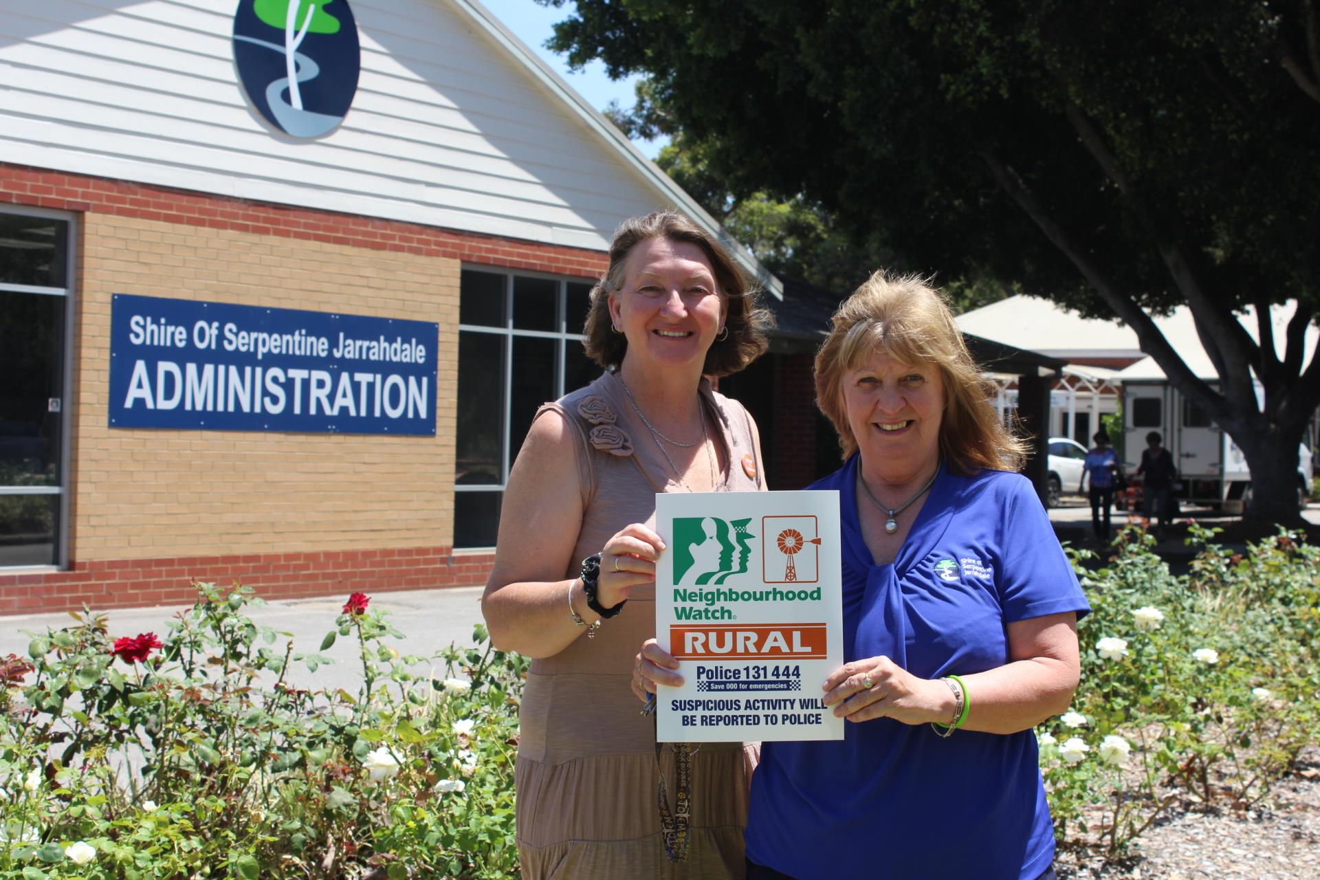 Shire President Cr Michelle Rich and the Shire’s Community Safety and Crime Prevention Officer, Janice Ferguson, are encouraging residents to complete the survey.