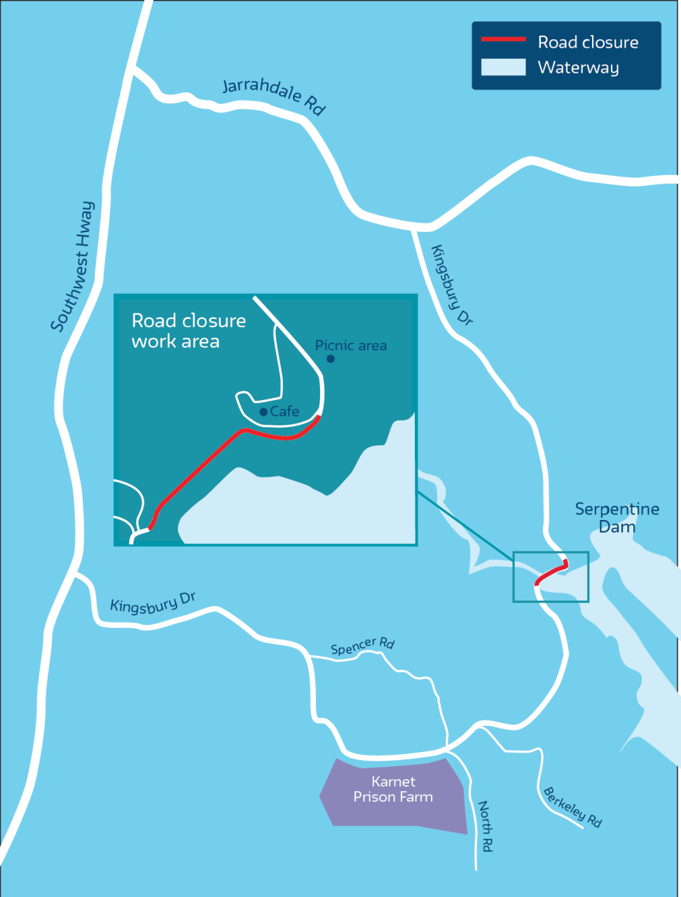 Kingsbury Drive Road Closure