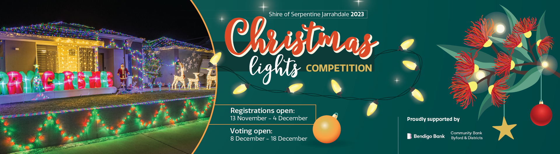 Christmas Lights Competition Banner