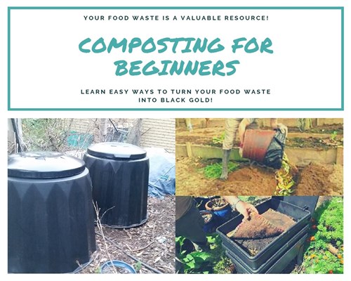 Waste Is My Resource - composting for beginners flyer page