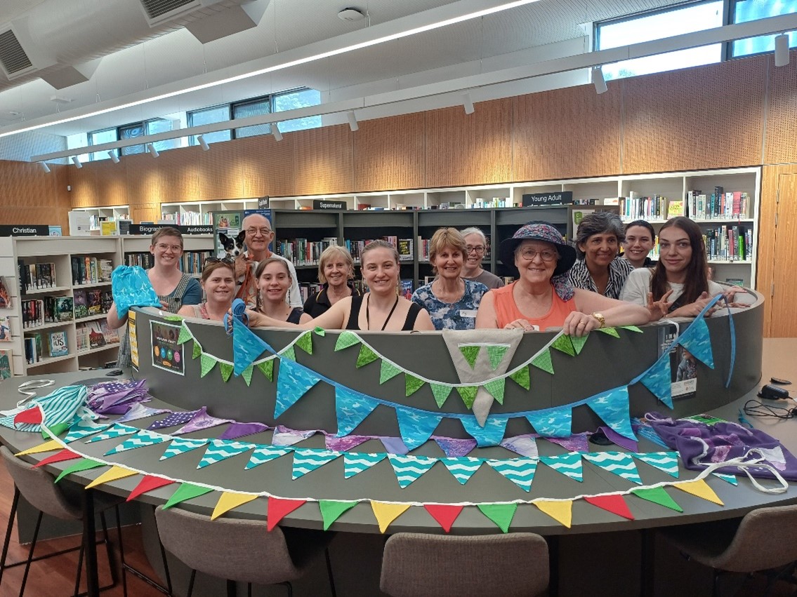 SJ Bunting Library Sew-In Day