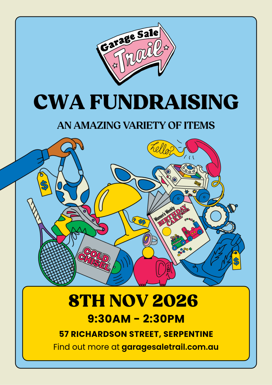 Garage Sale Trail - Serpentine and Districts Country Women's Association