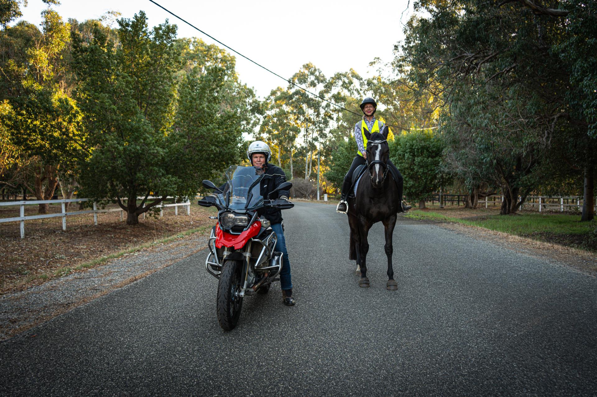 Pass Wide and Slow - this year's equine road safety message