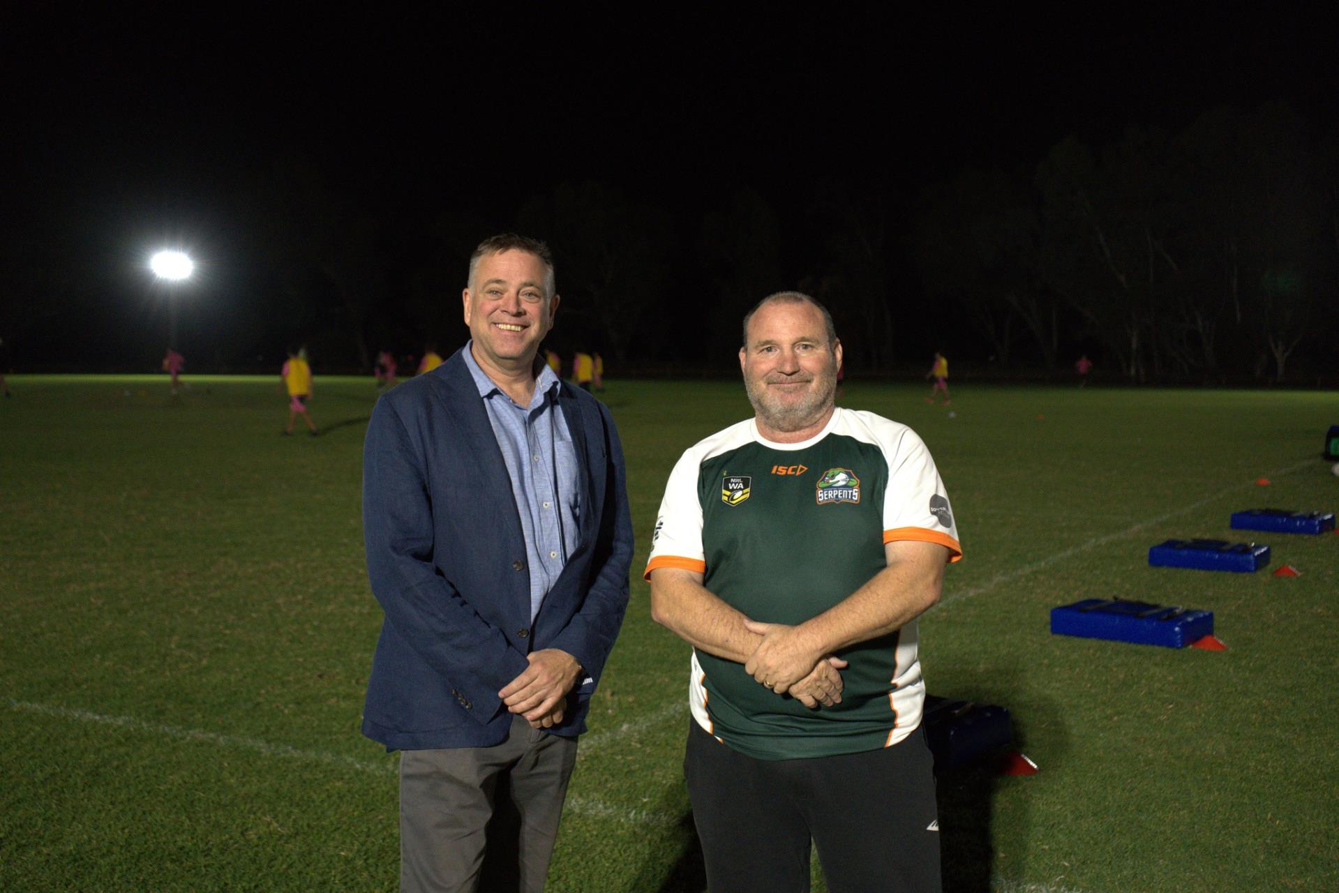 New Light Towers Supporting Local Rugby League Training in Serpentine
