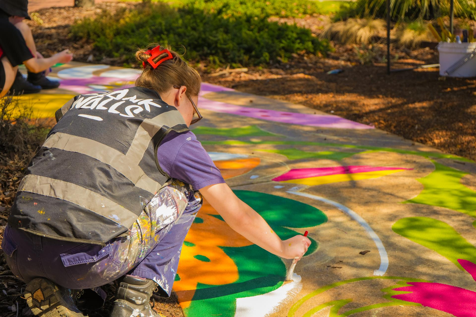 Students paint a new chapter for Byford Library