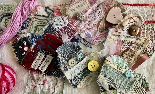 Zero Waste Fabric Brooch Workshop