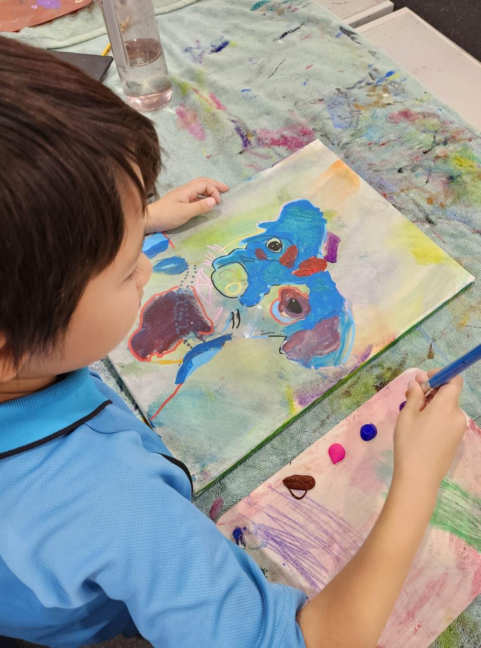 Kids Painting Workshop with Geraldine Gustavino