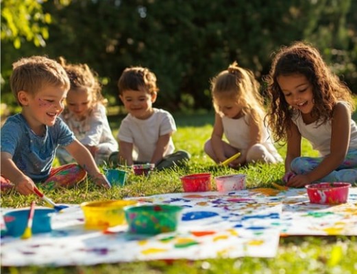 SJ Little Learners in the Park - Paint and Play Session