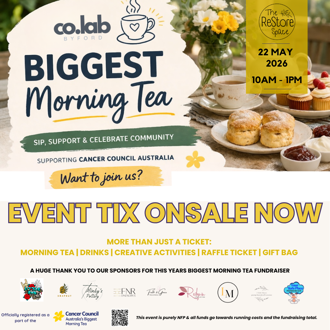 Co.Lab's Biggest Morning Tea - Cancer Council Fundraiser