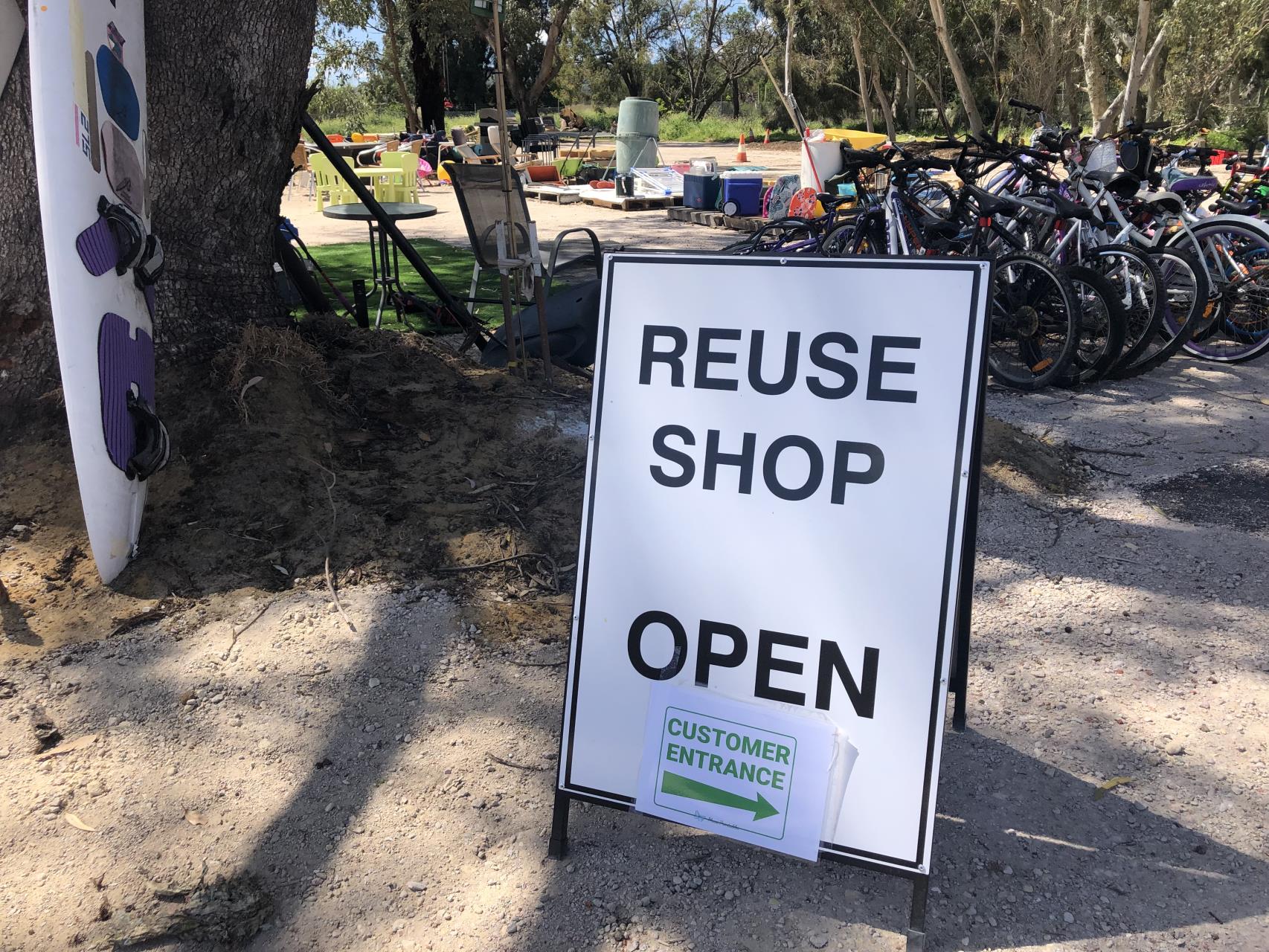 SJ Reuse Shop diverts hundreds of items from landfill on opening weekend