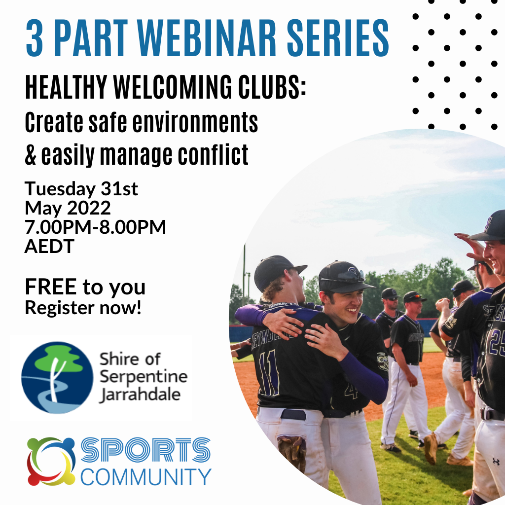 Healthy Welcoming Clubs: Create safe environments & easily manage conflict