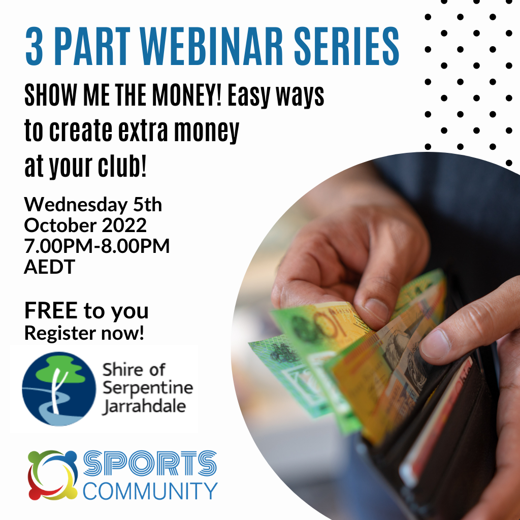 Show Me The Money! Easy ways to create extra money at your club!
